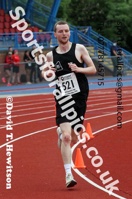 North Eastern 10000 metres, 2021 North Eastern Champs., Shildon. Photo: David T. Hewitson/Sports for All Pics